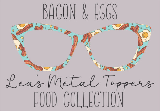 BACON AND EGGS Eyewear Frame Toppers COMES WITH MAGNETS