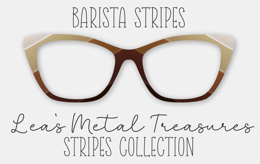 BARISTA STRIPES Eyewear Frame Toppers