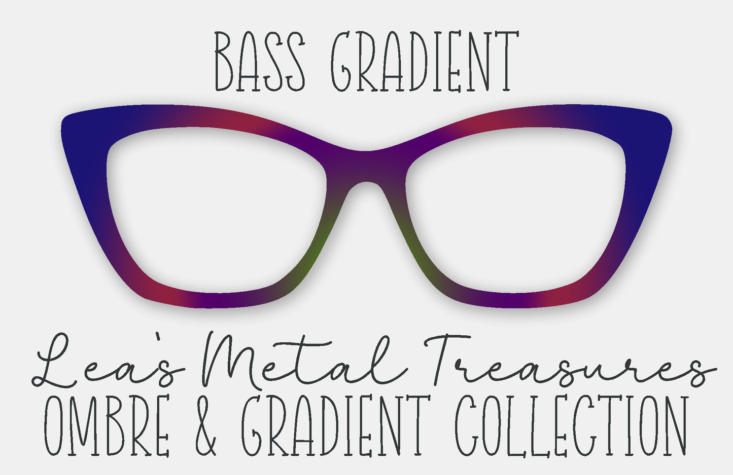 Bass Gradient Eyewear Frame Toppers