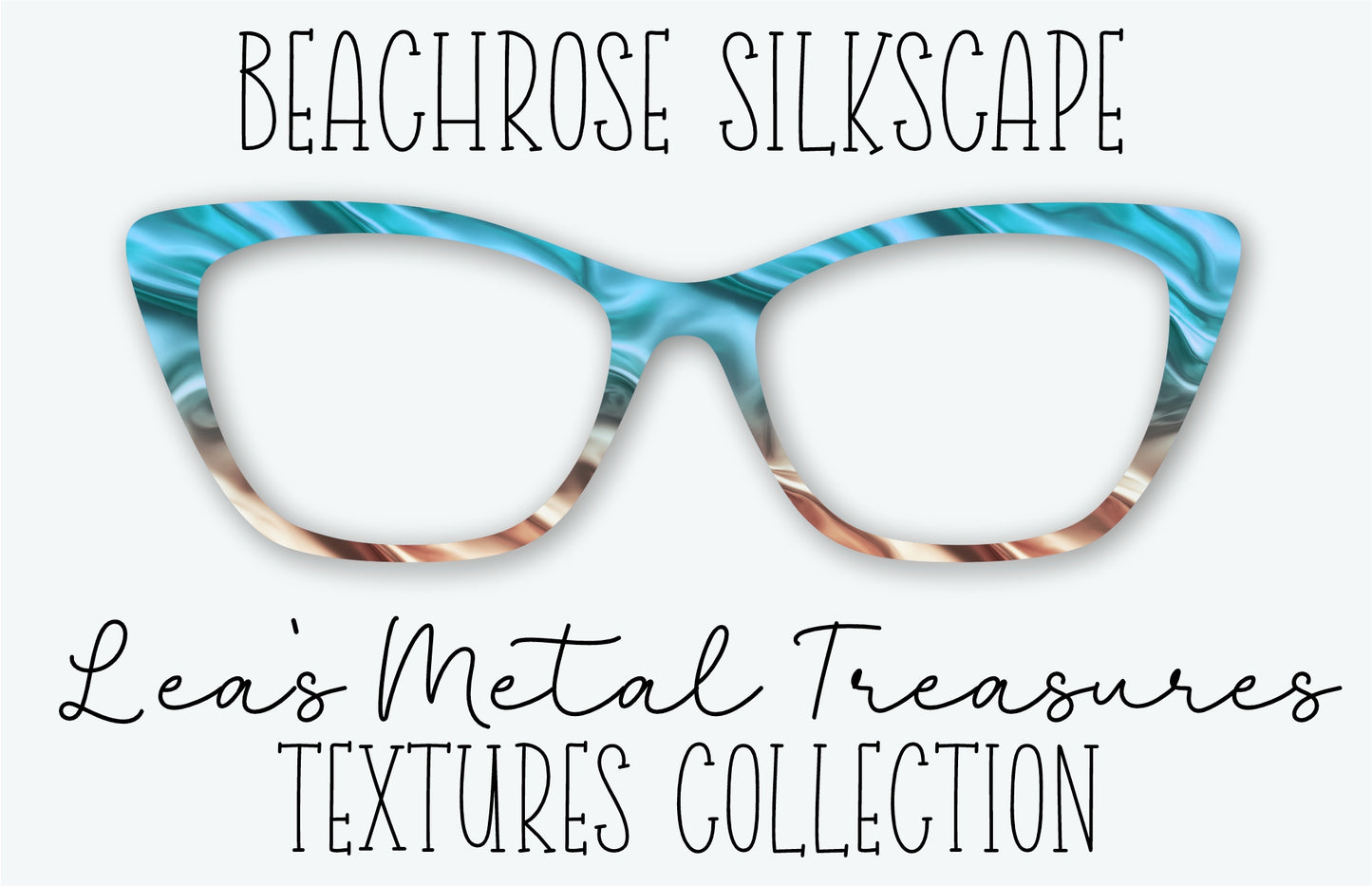 BEACHROSE SILKSCAPE Eyewear Frame Toppers