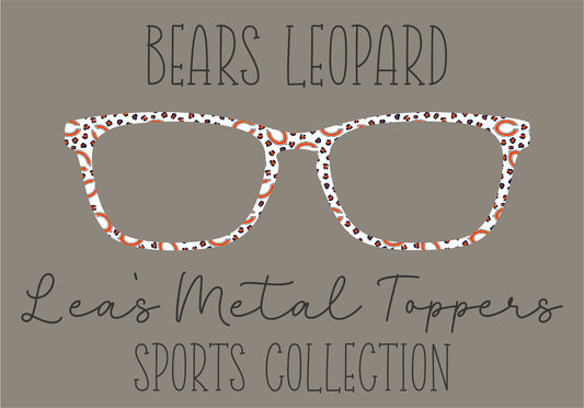 BEARS LEOPARD Eyewear Frame Toppers COMES WITH MAGNETS