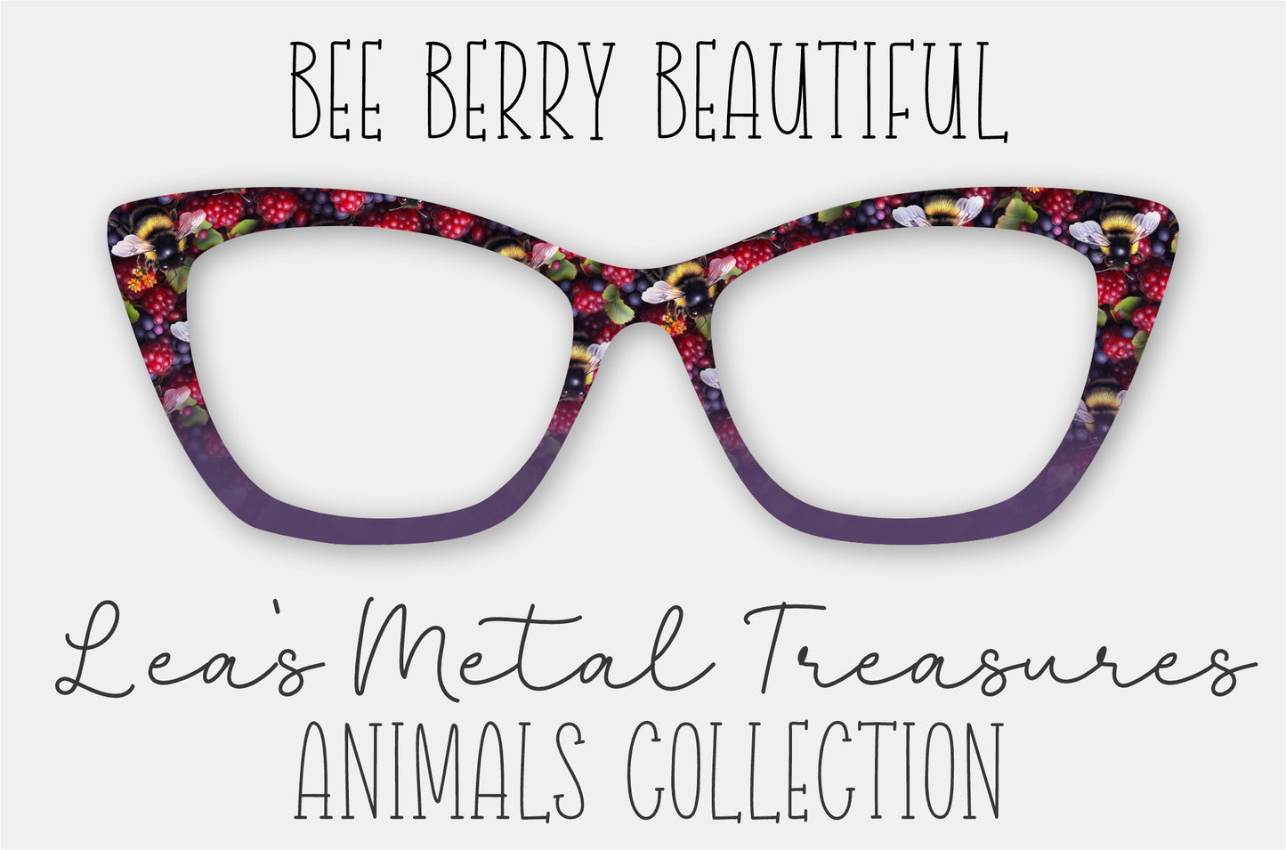 Bee Berry Beautiful • Magnetic Eyeglasses Toppers