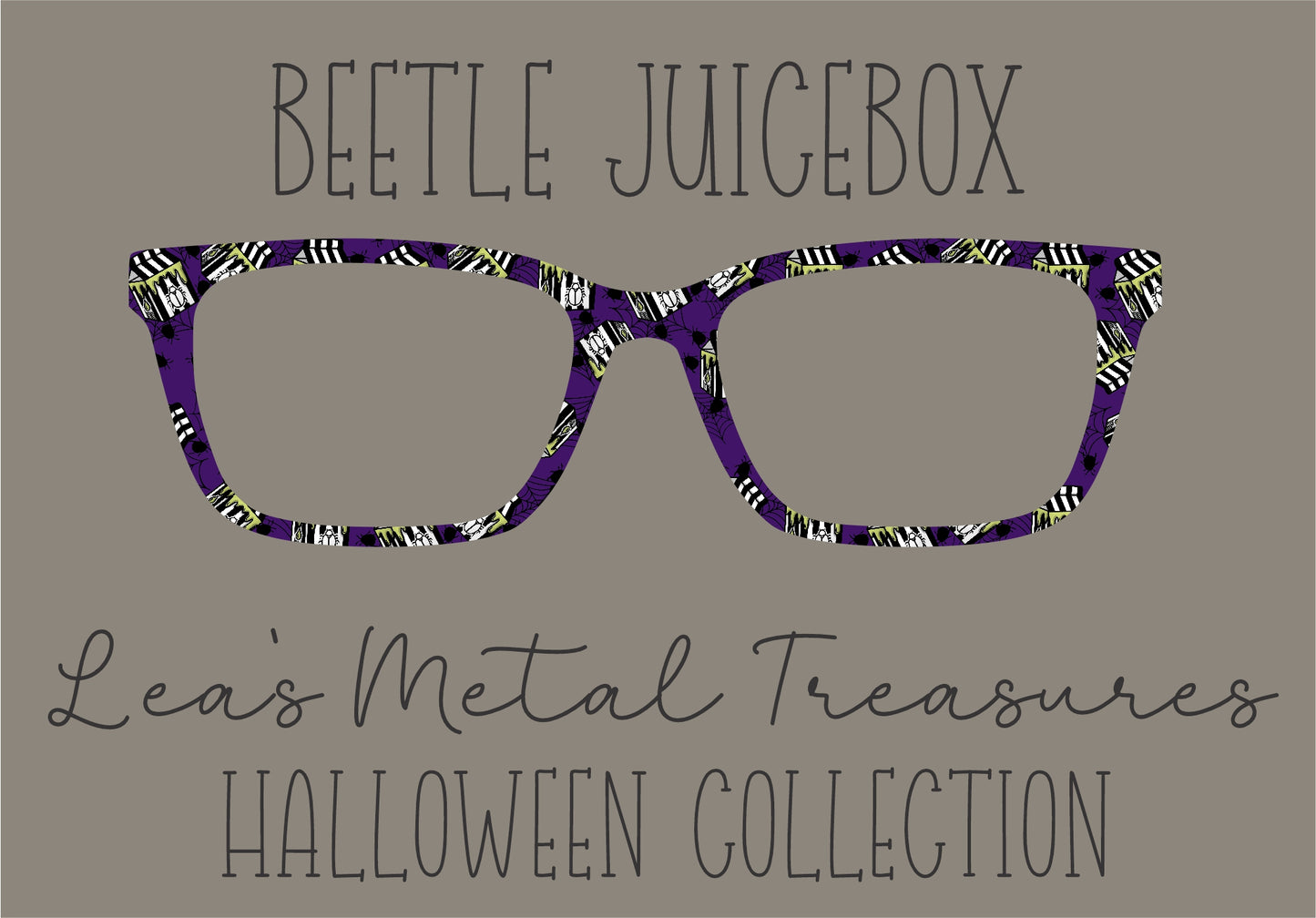 BEETLE JUICE BOX Eyewear Frame Toppers COMES WITH MAGNETS