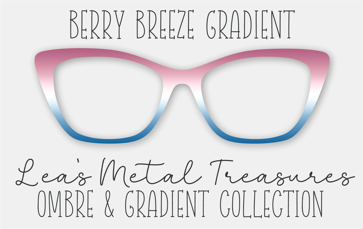 Berry Breeze Gradient Eyewear Frame Toppers