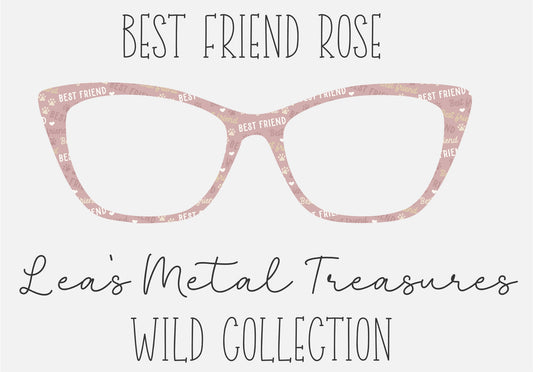 BEST FRIEND ROSE Eyewear Frame Toppers COMES WITH MAGNETS