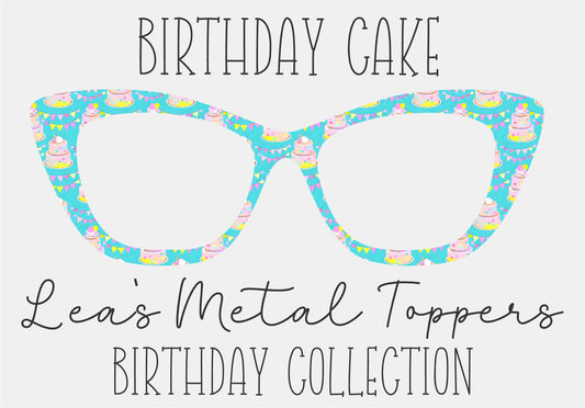 BIRTHDAY CAKE Eyewear Frame Toppers COMES WITH MAGNETS