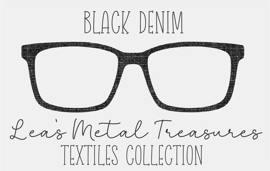 Black Denim Eyewear Frame Toppers COMES WITH MAGNETS