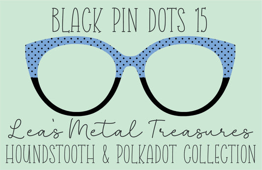 Black Pin dots 15 • Magnetic Eyeglasses Toppers