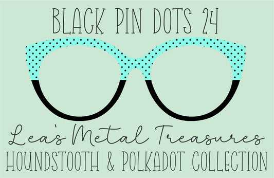 Black Pin dots 24 • Magnetic Eyeglasses Toppers