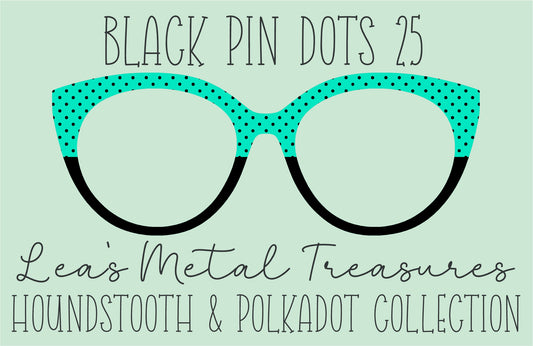 Black Pin dots 25 • Magnetic Eyeglasses Toppers