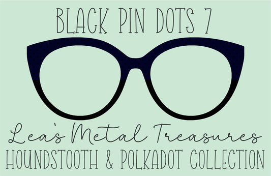 Black Pin dots 7 β’ Magnetic Eyeglasses Toppers