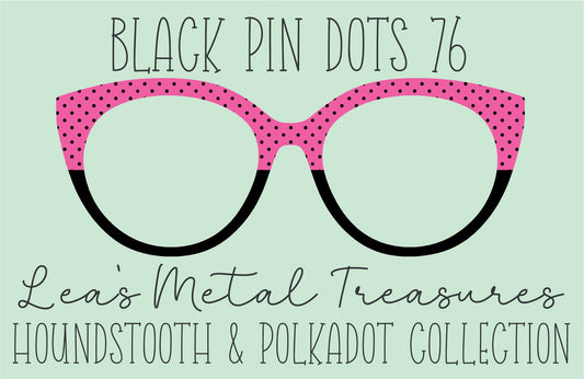 Black Pin dots 76 β’ Magnetic Eyeglasses Toppers