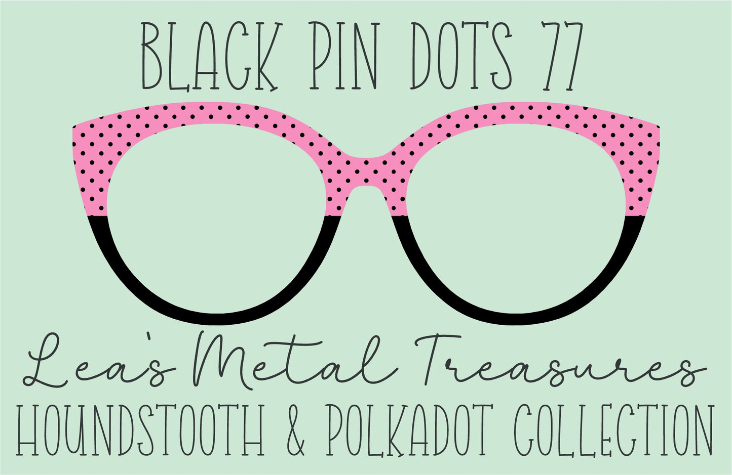 Black Pin dots 77 • Magnetic Eyeglasses Toppers