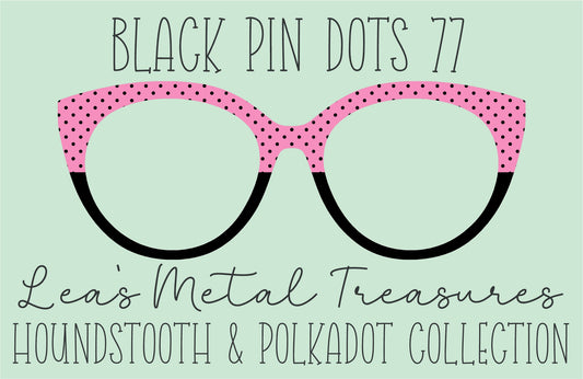 Black Pin dots 77 β’ Magnetic Eyeglasses Toppers