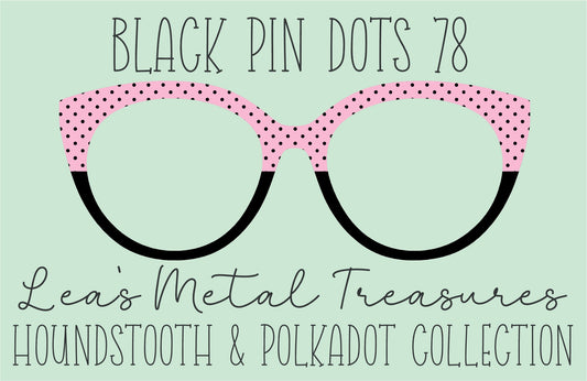 Black Pin dots 78 β’ Magnetic Eyeglasses Toppers