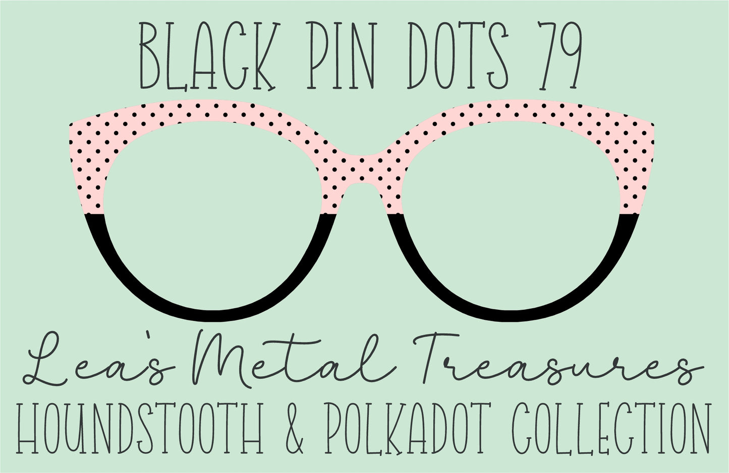 Black Pin dots 79 • Magnetic Eyeglasses Toppers