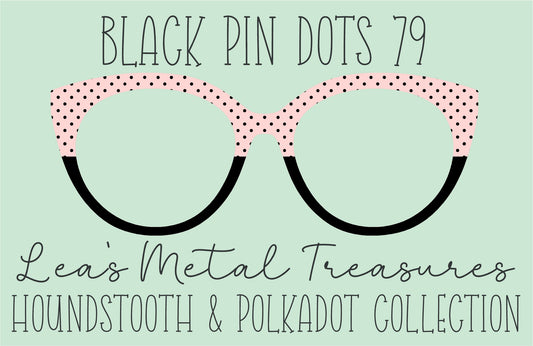 Black Pin dots 79 β’ Magnetic Eyeglasses Toppers