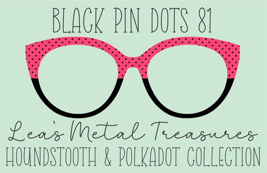 Black Pin dots 81 • Magnetic Eyeglasses Toppers