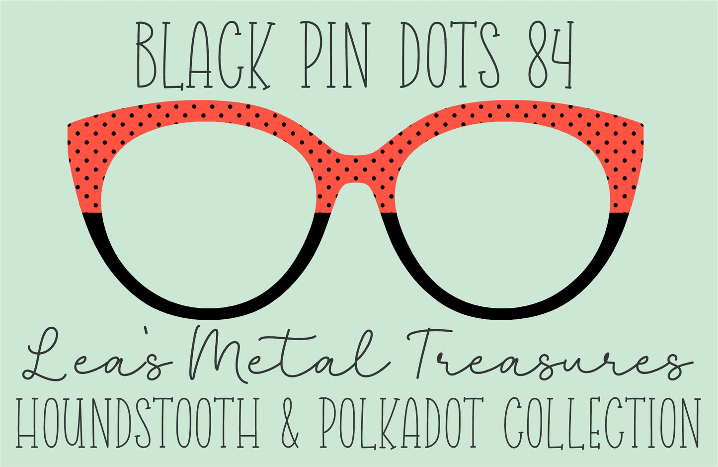 Black Pin dots 84 • Magnetic Eyeglasses Toppers