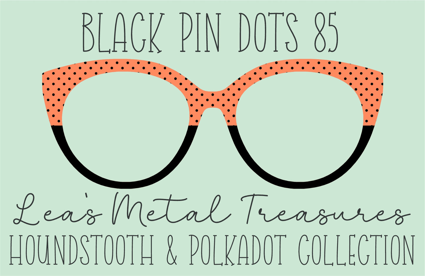 Black Pin dots 85 • Magnetic Eyeglasses Toppers