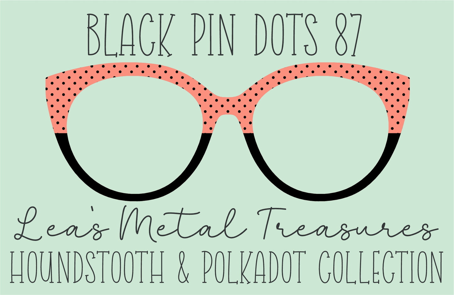 Black Pin dots 87 • Magnetic Eyeglasses Toppers