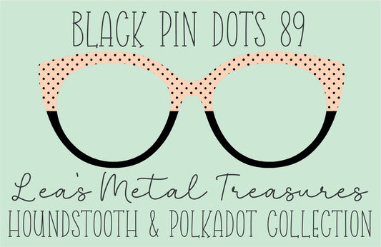 Black Pin dots 89 • Magnetic Eyeglasses Toppers