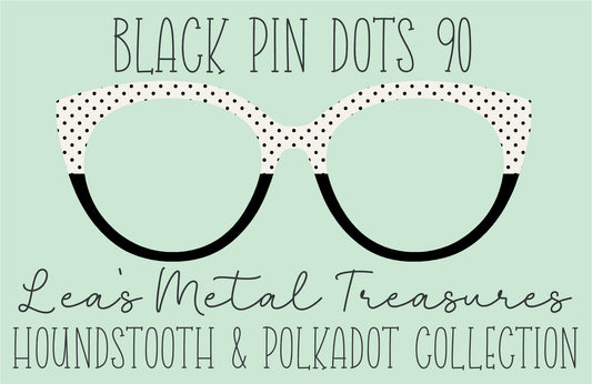 Black Pin dots 90 • Magnetic Eyeglasses Toppers