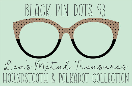 Black Pin dots 93 • Magnetic Eyeglasses Toppers