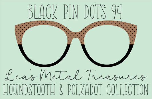 Black Pin dots 94 • Magnetic Eyeglasses Toppers