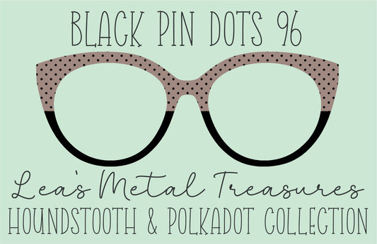 Black Pin dots 96 • Magnetic Eyeglasses Toppers