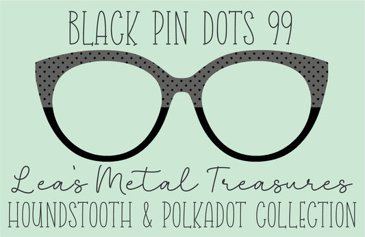 Black Pin dots 99 • Magnetic Eyeglasses Toppers
