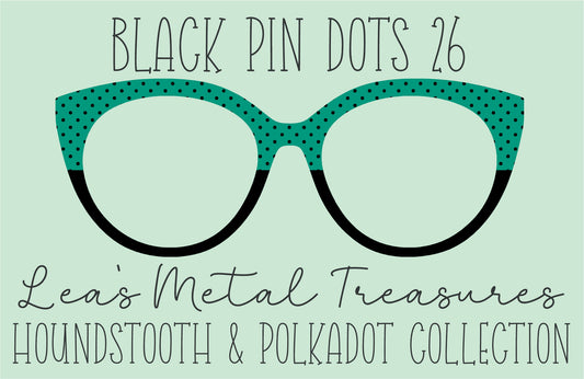 Black Pin dots 26 • Magnetic Eyeglasses Toppers