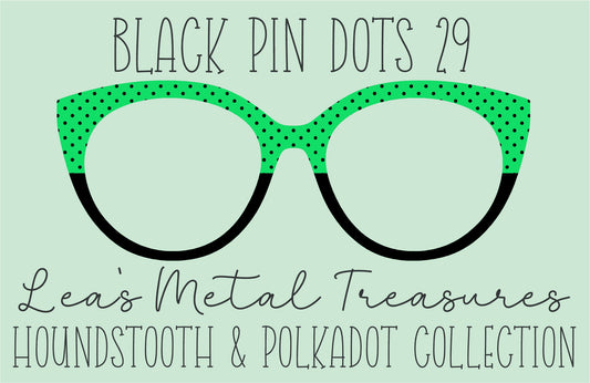 Black Pin dots 29 • Magnetic Eyeglasses Toppers