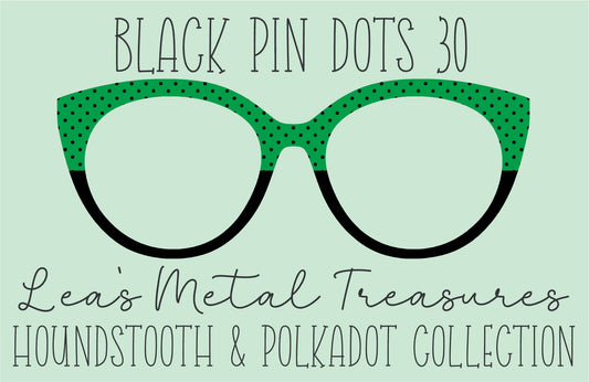 Black Pin dots 30 • Magnetic Eyeglasses Toppers