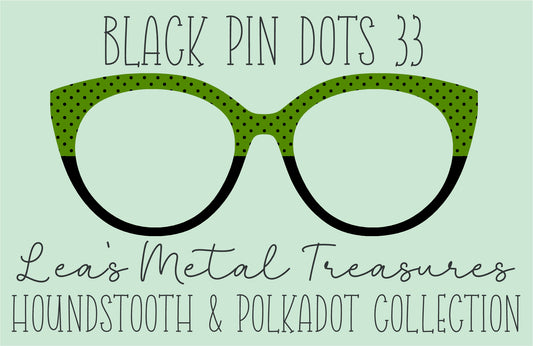 Black Pin dots 33 • Magnetic Eyeglasses Toppers