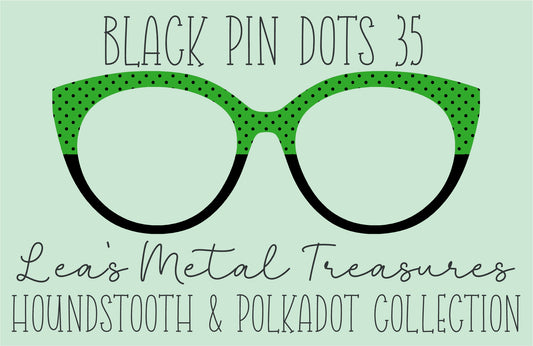 Black Pin dots 35 • Magnetic Eyeglasses Toppers
