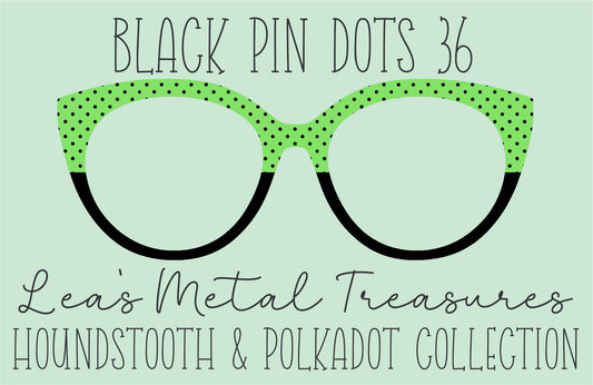 Black Pin dots 36 • Magnetic Eyeglasses Toppers