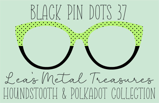 Black Pin dots 37 • Magnetic Eyeglasses Toppers