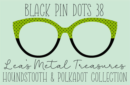 Black Pin dots 38 • Magnetic Eyeglasses Toppers