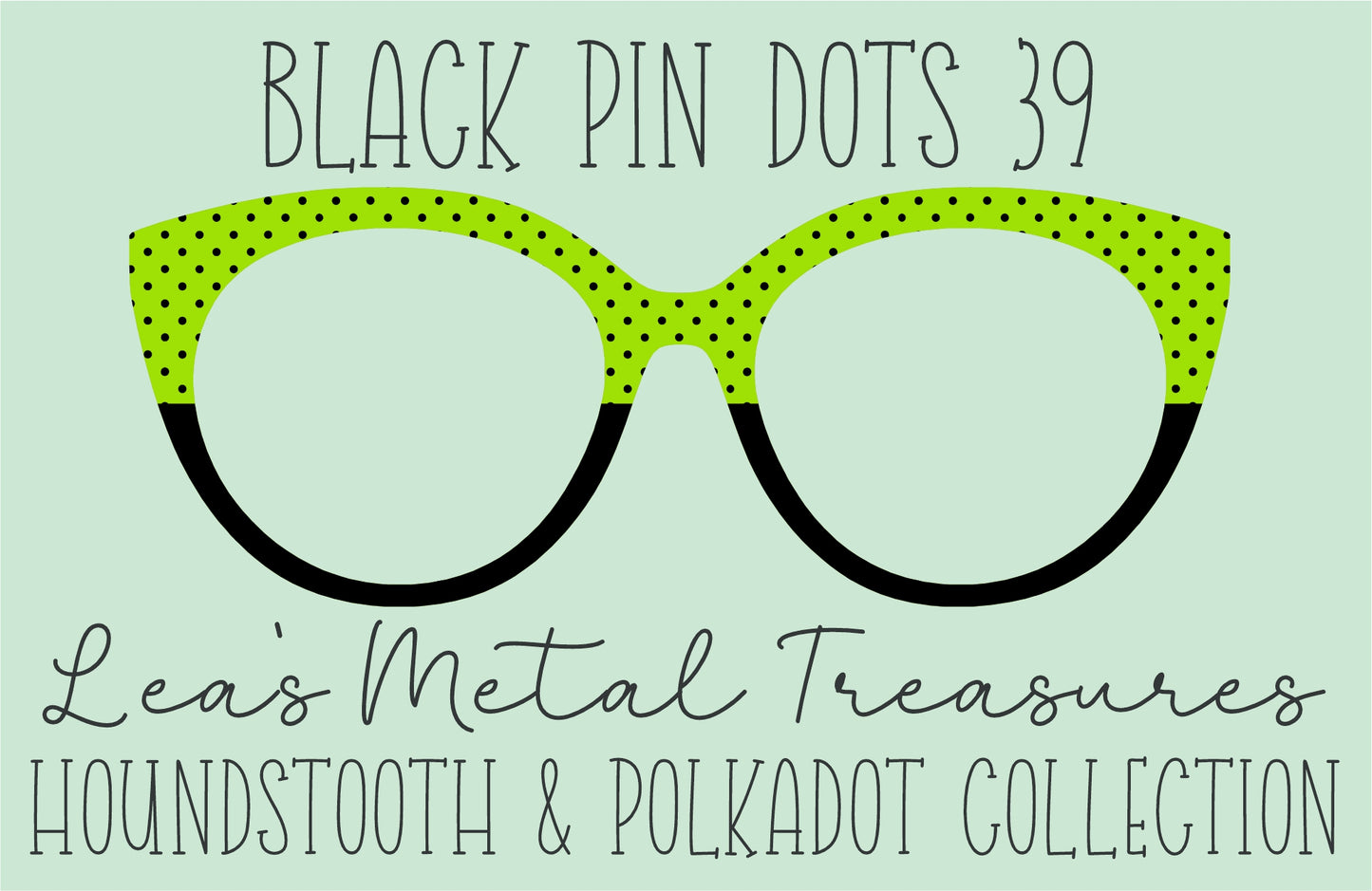 Black Pin dots 39 • Magnetic Eyeglasses Toppers