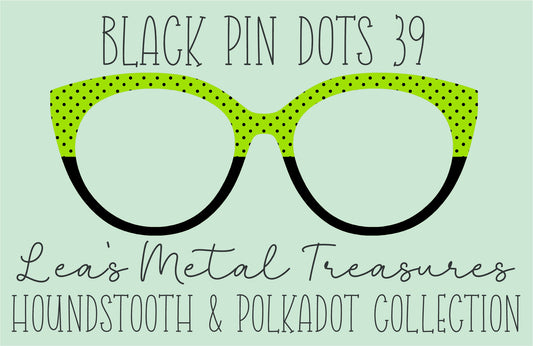 Black Pin dots 39 • Magnetic Eyeglasses Toppers