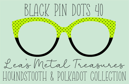 Black Pin dots 40 • Magnetic Eyeglasses Toppers