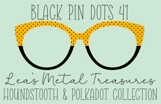 Black Pin dots 41 • Magnetic Eyeglasses Toppers
