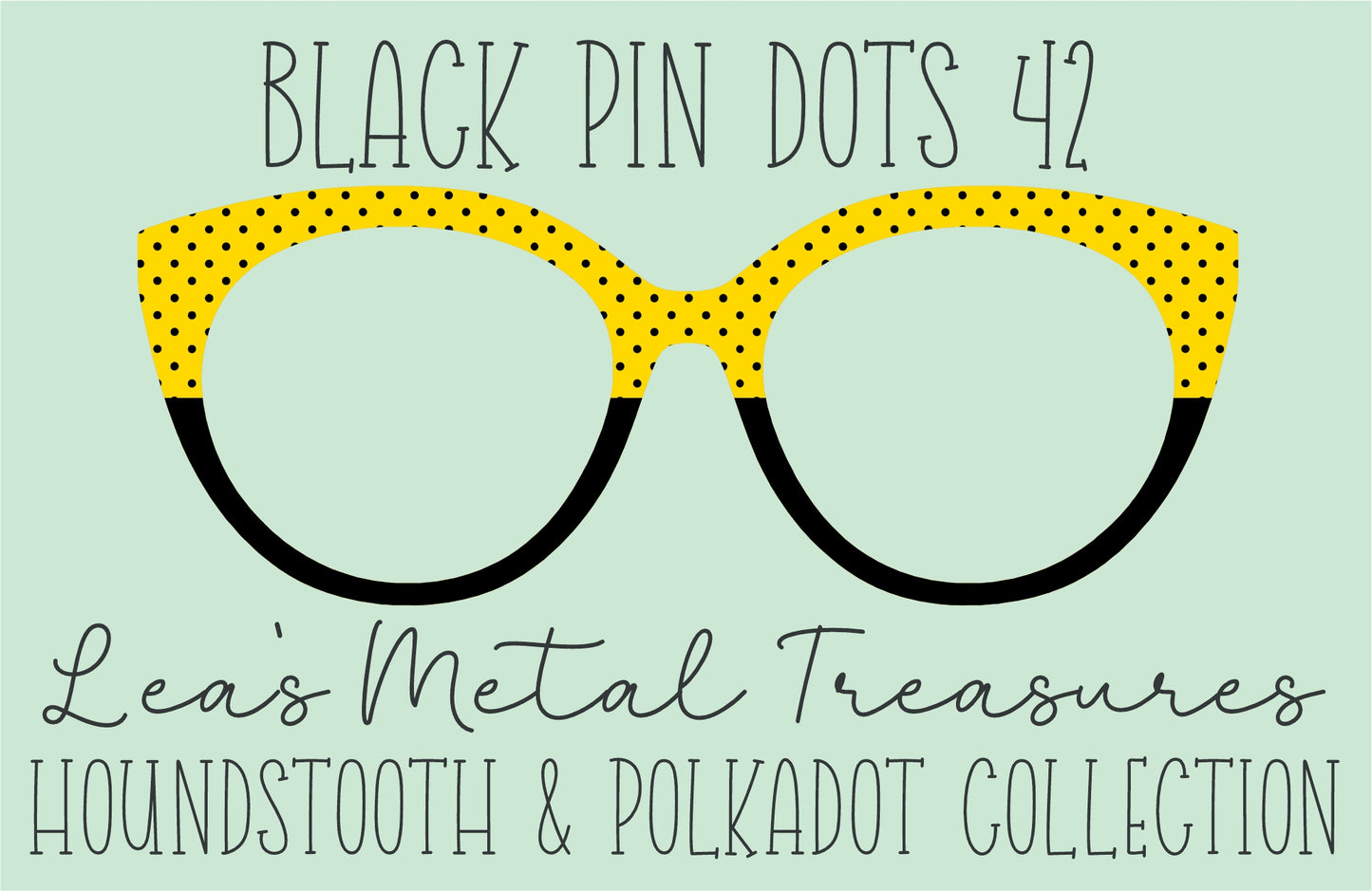 Black Pin dots 42 • Magnetic Eyeglasses Toppers
