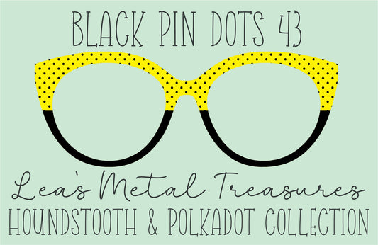 Black Pin dots 43 • Magnetic Eyeglasses Toppers