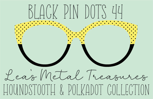 Black Pin dots 44 • Magnetic Eyeglasses Toppers
