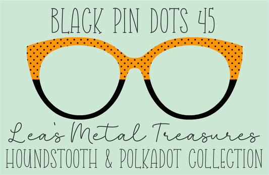 Black Pin dots 45 • Magnetic Eyeglasses Toppers