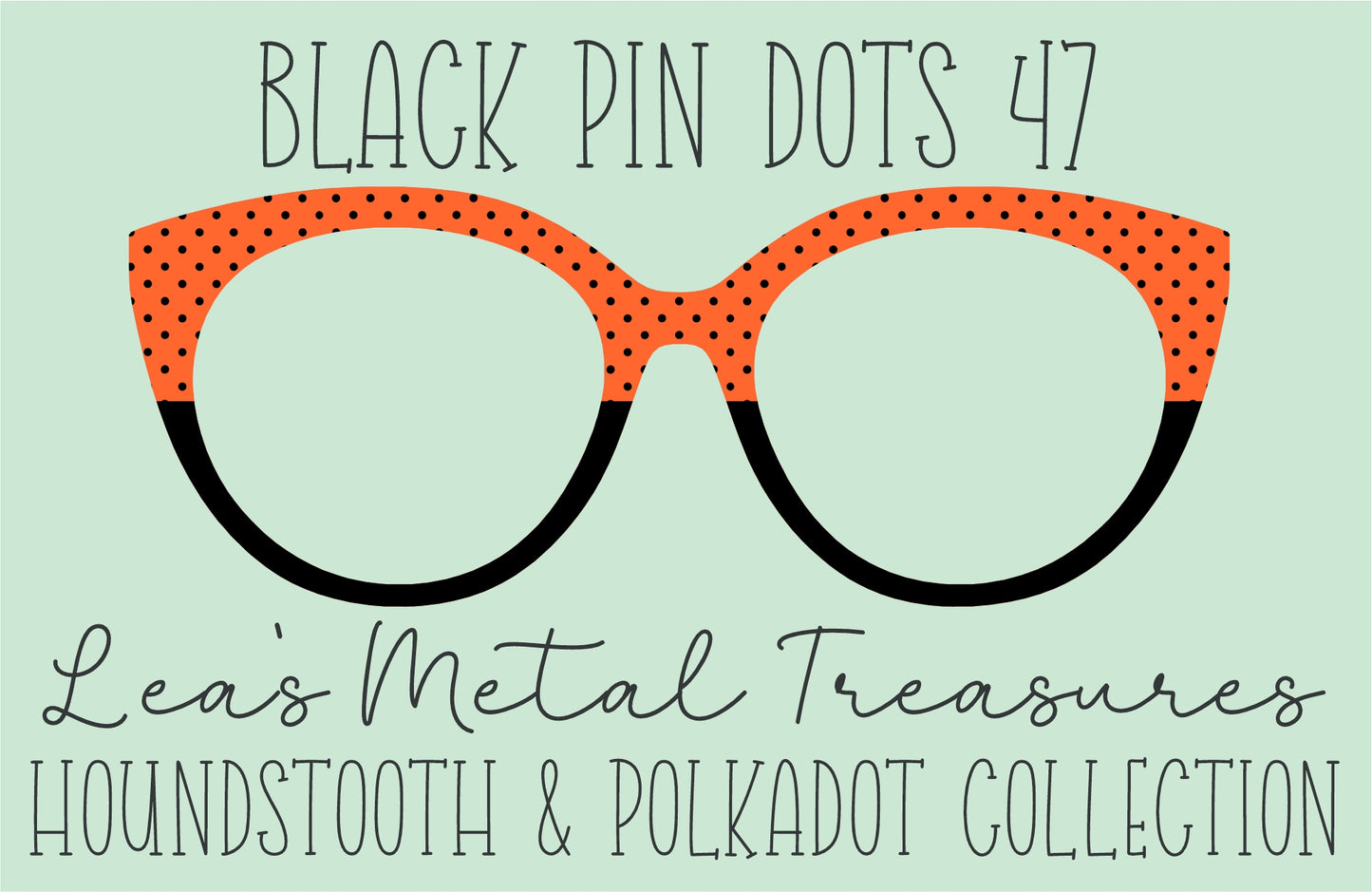 Black Pin dots 47 • Magnetic Eyeglasses Toppers
