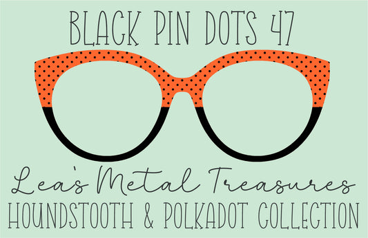 Black Pin dots 47 • Magnetic Eyeglasses Toppers