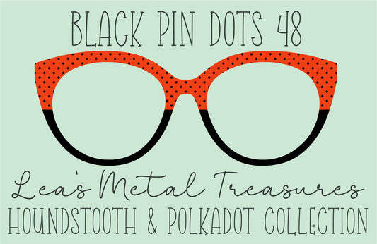 Black Pin dots 48 • Magnetic Eyeglasses Toppers